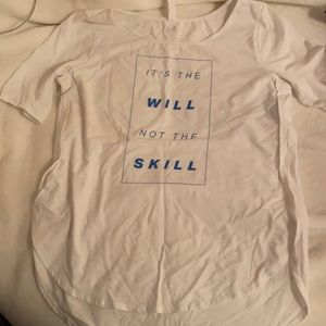 Under armour workout top